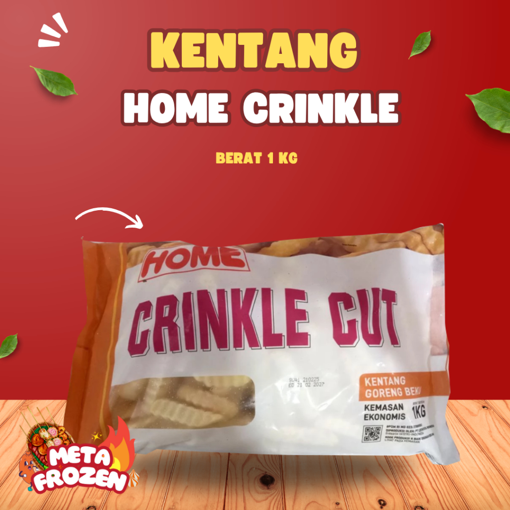 

KENTANG HOME CRINKE BERAT 1000 GR