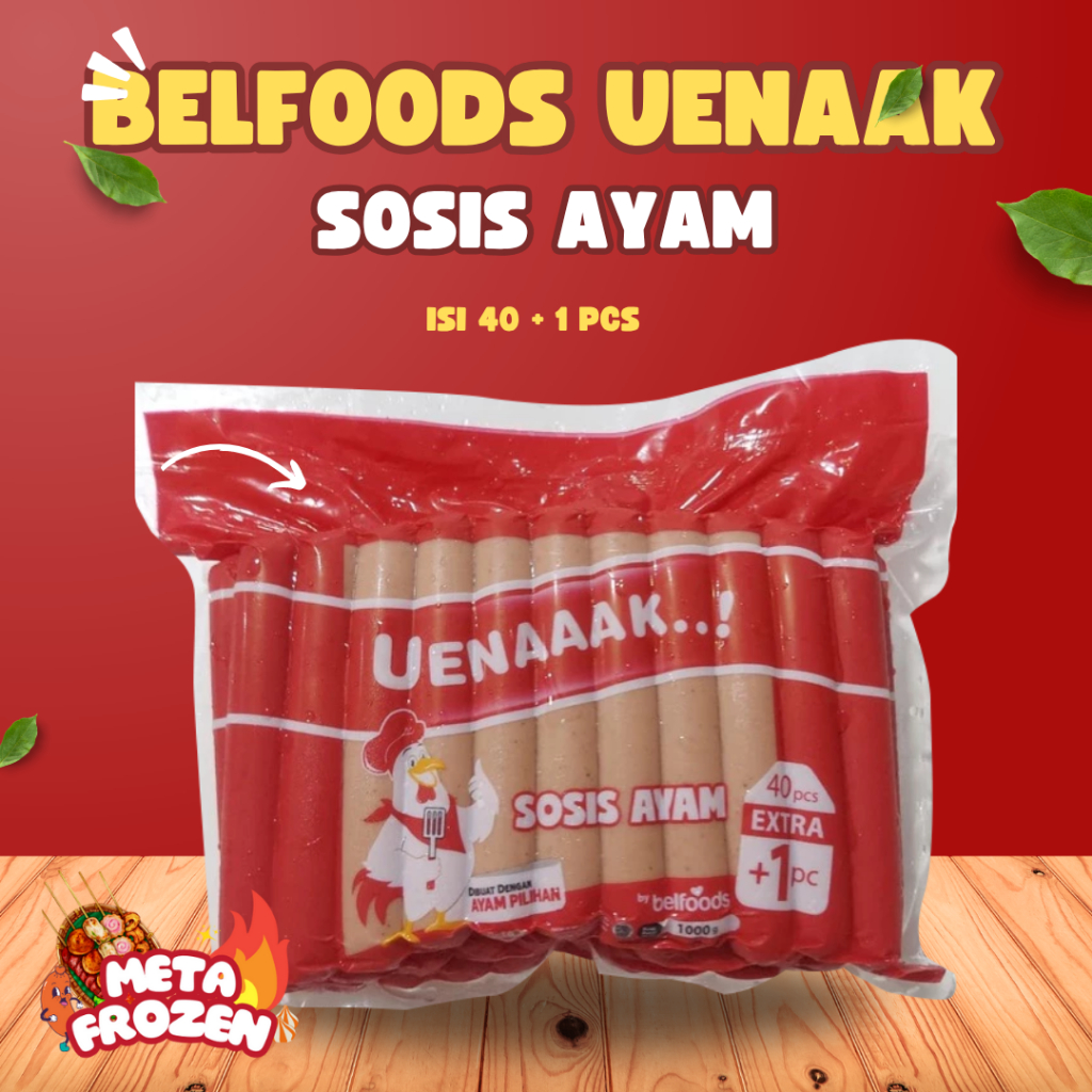 

BELFOOD SOSIS AYAM UENAK ISI 40+1 PCS