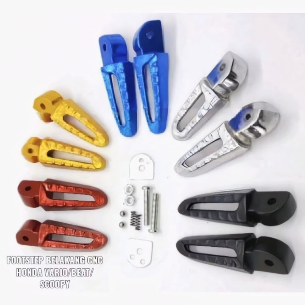 footstep step belakang CNC variasi motor HONDA vario scoopy beat