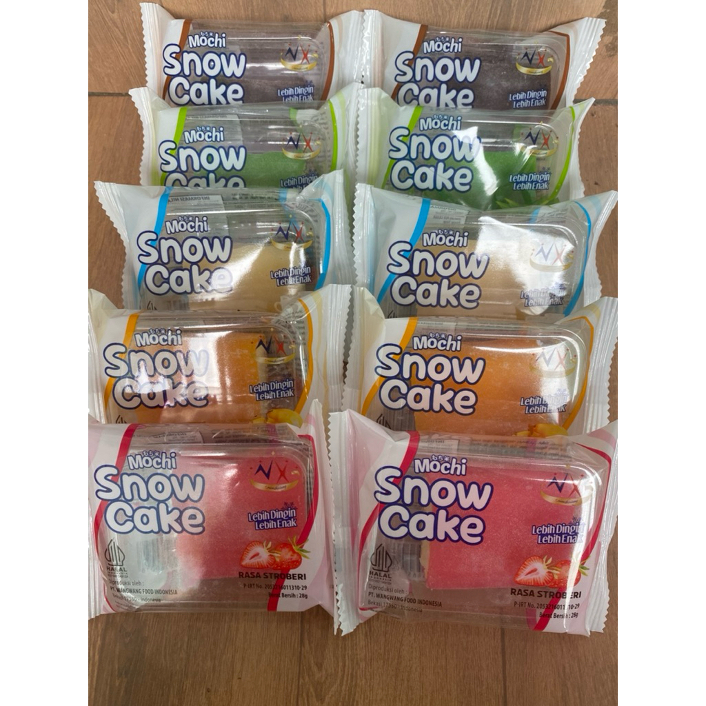 [ BEST SELLER ] Mochi Snow Cake berat 28gr halal mochi nagasaki Promo mochi viral kue bolu cemilan l