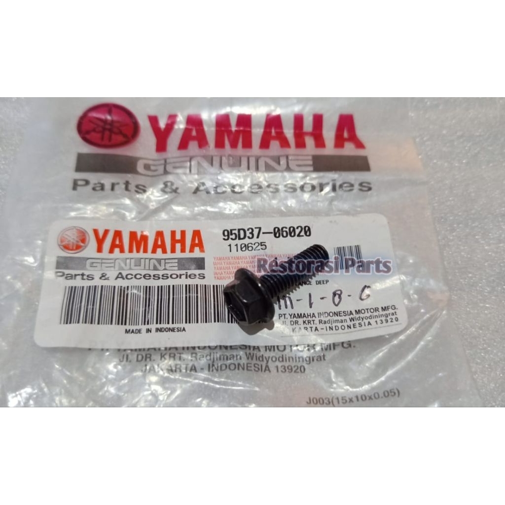 Bolt Flange Baut Box Bok Bagasi Bagian Depan Yamaha Xeon Original 95D37-06020