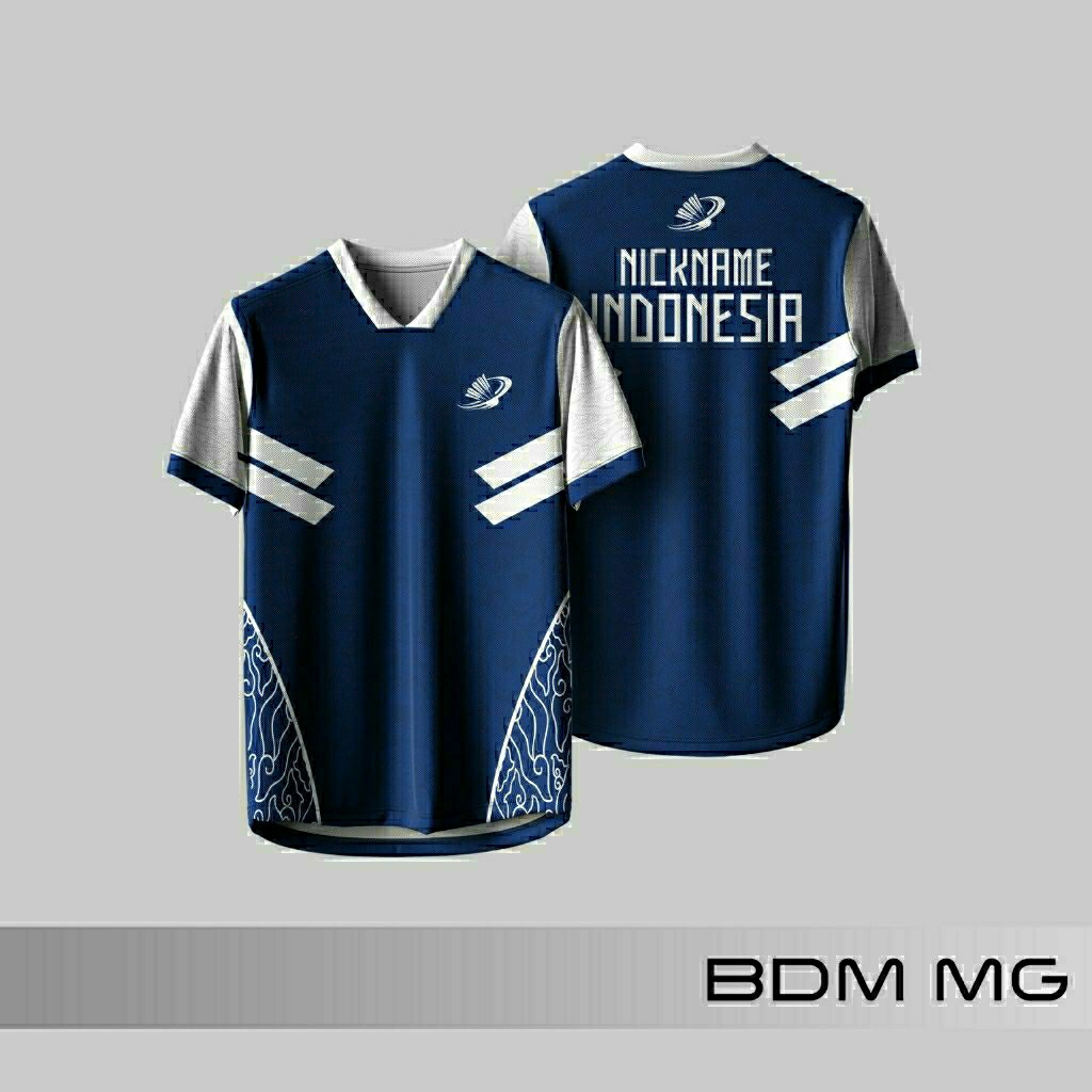 kaos jersey badminton jersey custom badminton / gratis ganti nama