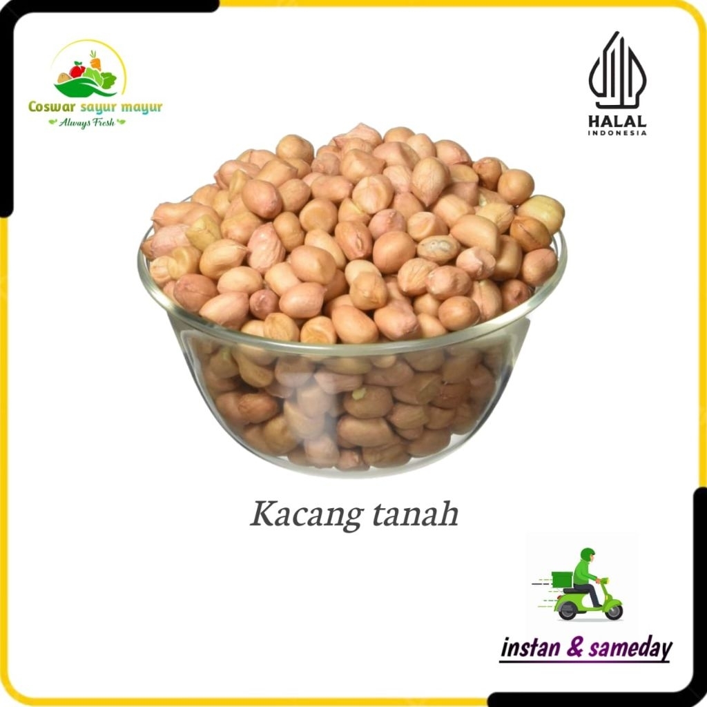 

{ 250 gram } kacang tanah kacang kacangan kacang tanah kualitas terbaik