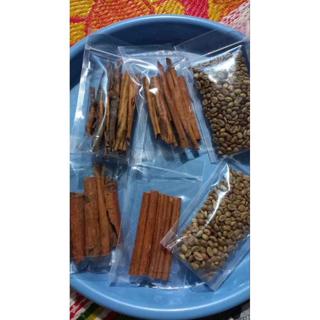 

sampel kulit manis/sampel biji kopi kerinci