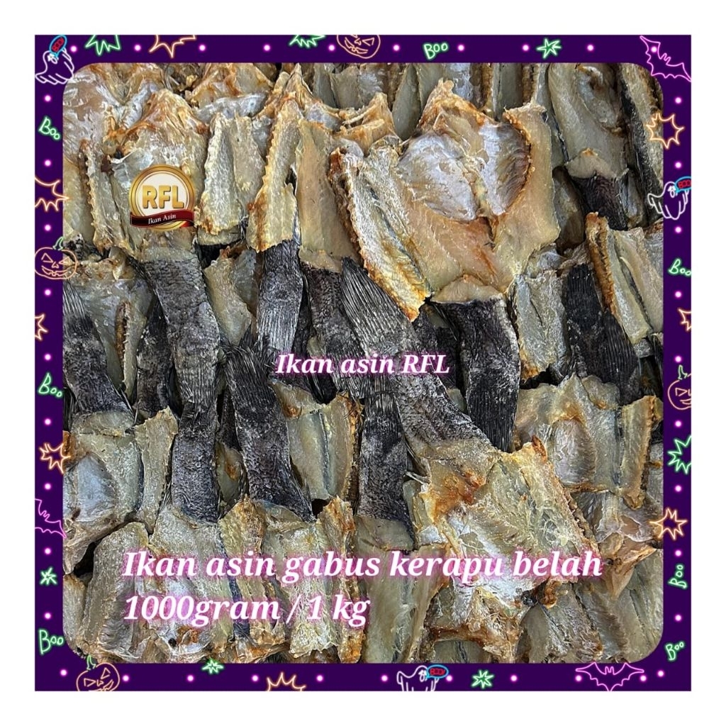 

ikan asin kerapu super 1000gram / 1 kg