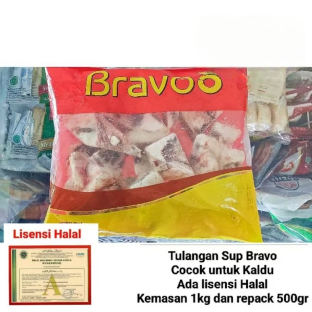 

Bravoo Tulangan untuk kaldu SOUP 500gr ( Halal)