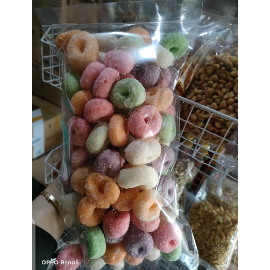 

250 gr donat mini/donat manis/donat getas Snack/makanan ringan kiloan murah oleh-oleh bandung