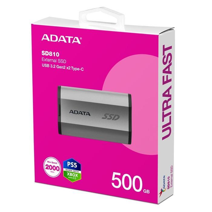 ADATA SD810 500GB SSD EKSTERNAL - BLACK