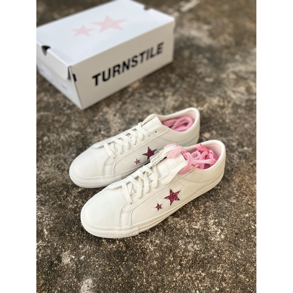 CONVERSE ONE STAR TURNSTILE WHITE PINK ORIGINAL