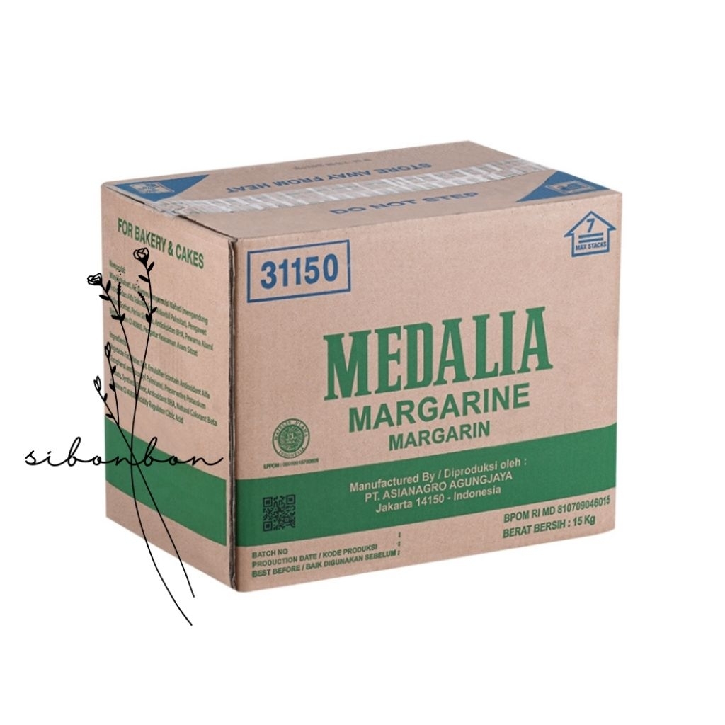

Medalia Margarine 15Kg | Termurah