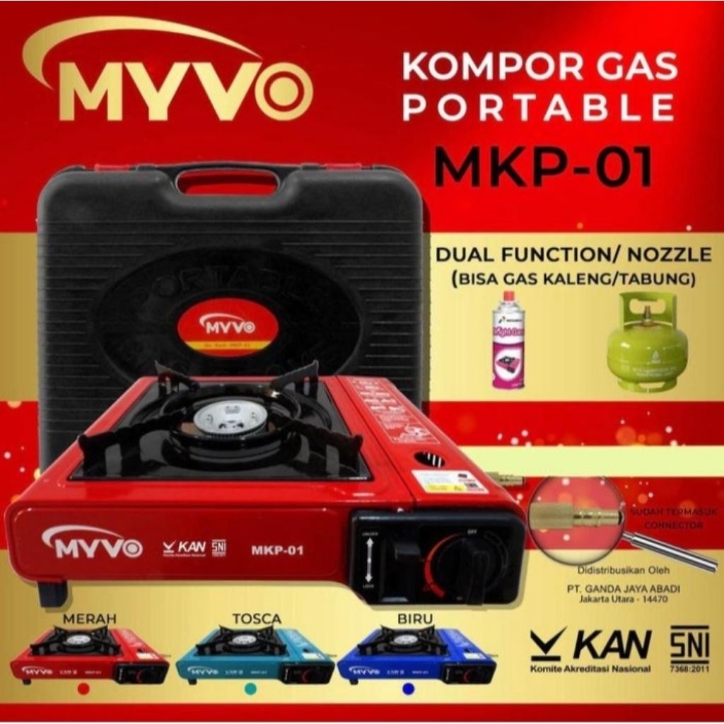 kompor gas portable MKP-01 MYVO
