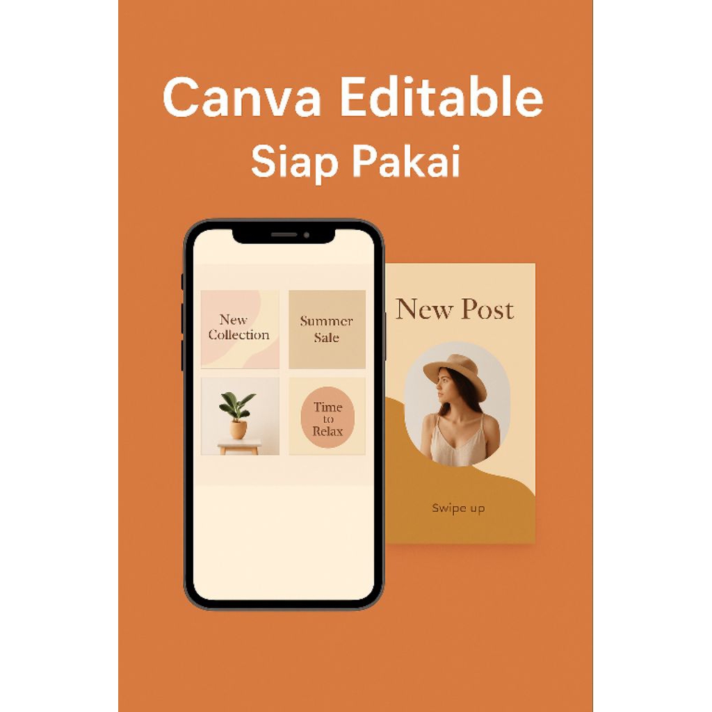 Template Instagram Feed & Story – Canva Editable – Desain Modern & Profesional