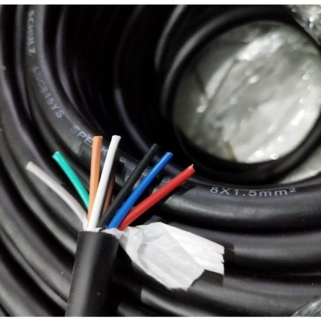 (1 meter) Kabel speaker kabel spiker isi 8 Schulz 8x1,5