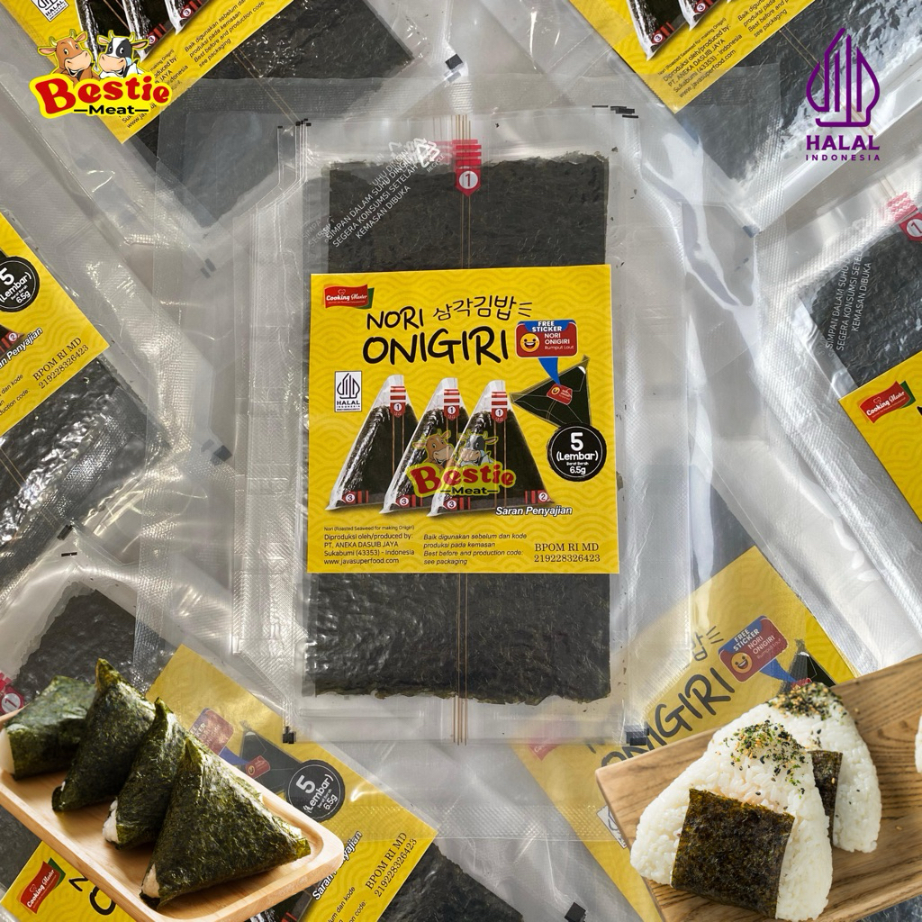 

Nori Onigiri Isi 5 Lembar Halal