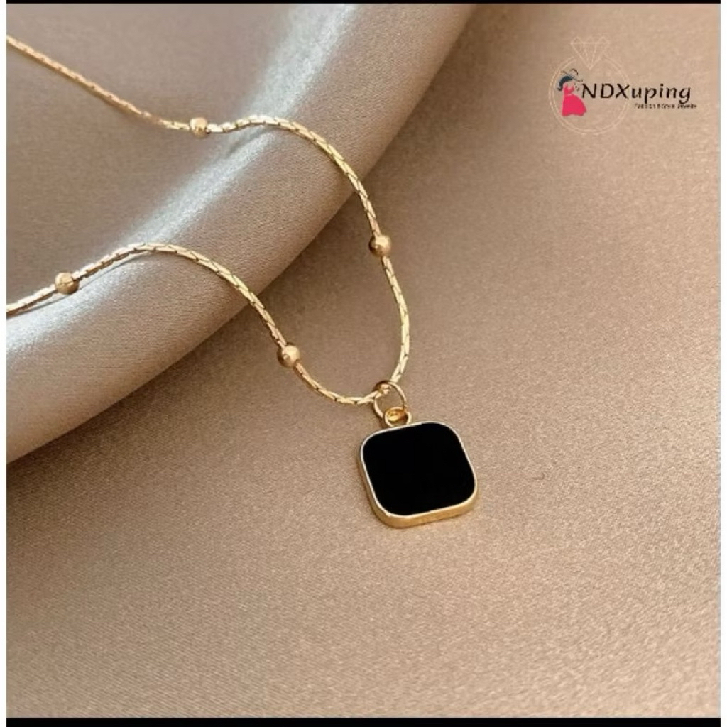 Best Sellert Kalung Titanium Model Giok Kalung Wanita Model Terbaru Kalung Liontin Wanita Teralaris 