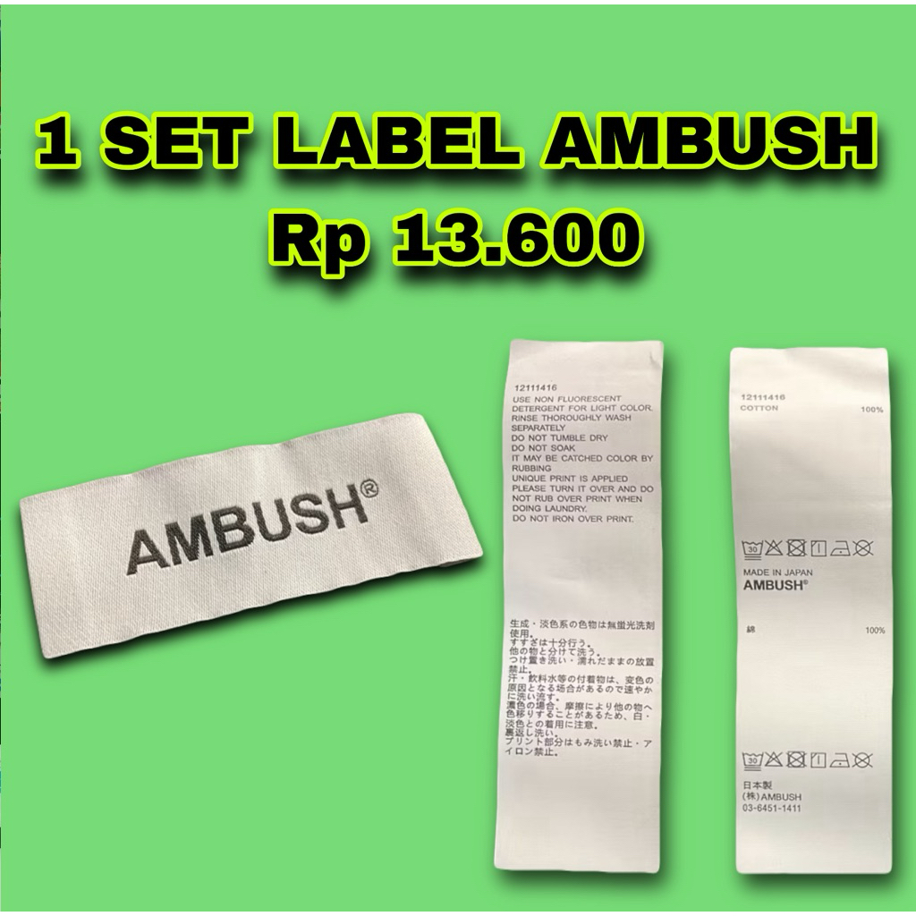 

SOLDLABEL LABEL WOVEN PABRIC LABEL ABUS