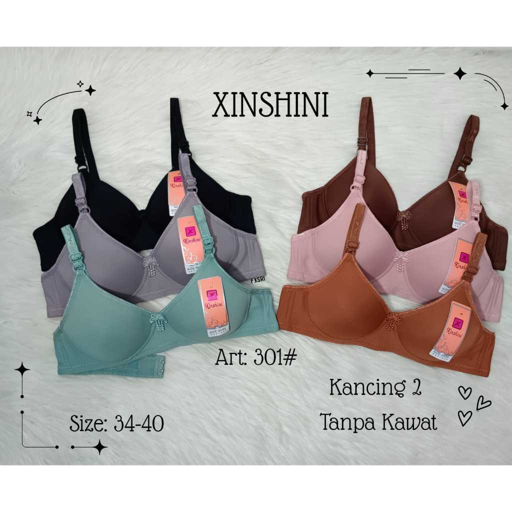 Bra Wanita Xinshini / BH Wanita Tanpa Kawat / Bra Wanita Busa / Bra