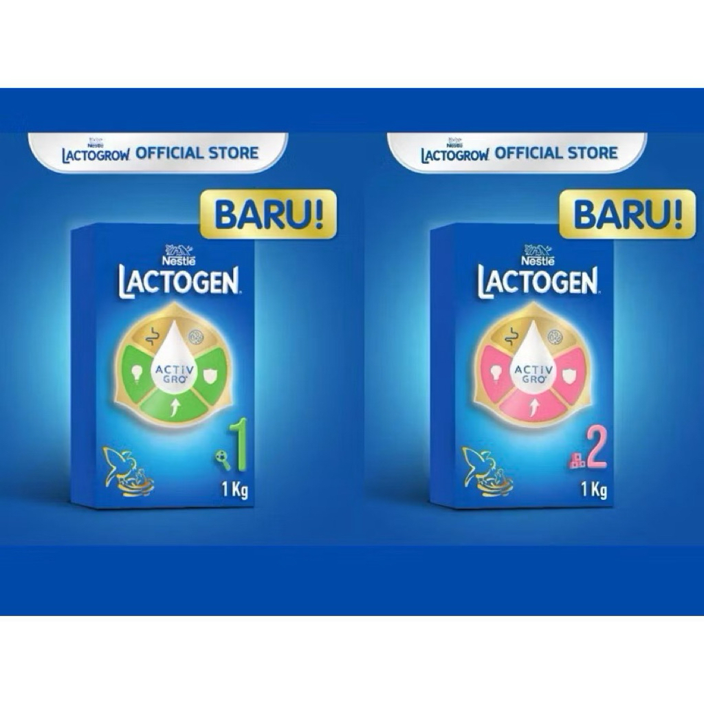 LACTOGEN 1 (0-6bulan ) Dan LACTOGEN 2 (6-12Bulan)