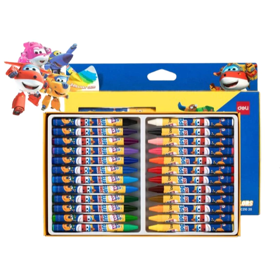 

Krayon wax superwings isi 24 warna