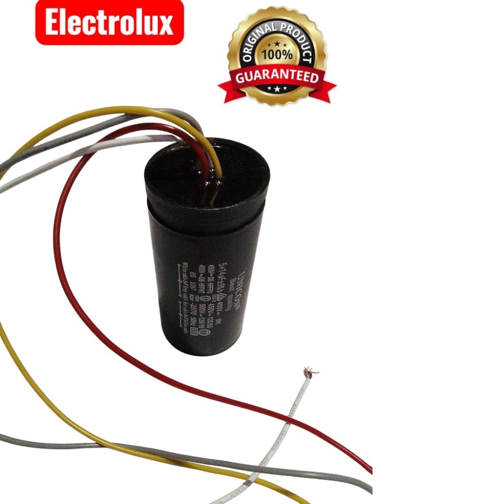 Kapasitor capasitor 5+14 mesin cuci 2 tabung Electrolux
