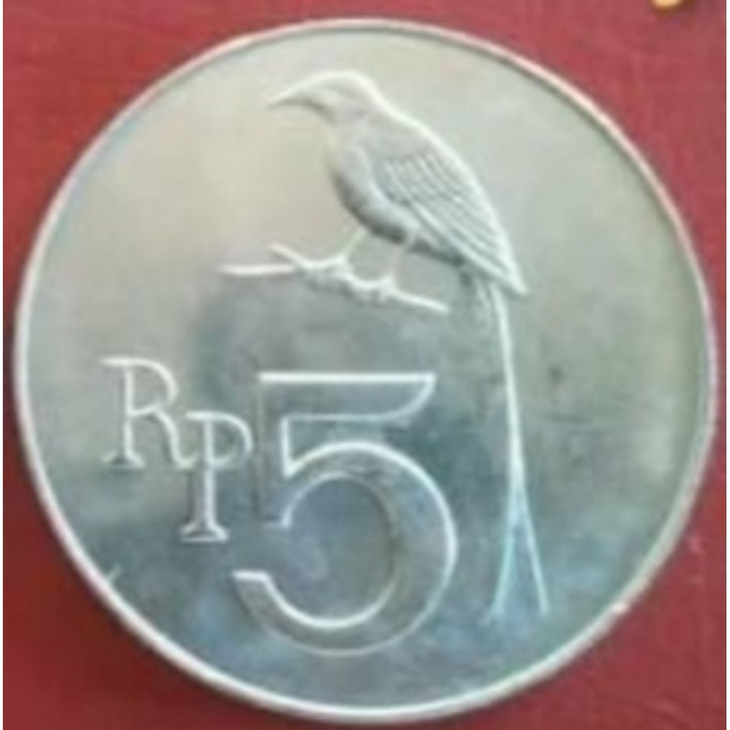 UANG KUNO 5 RUPIAH TAHUN 1970