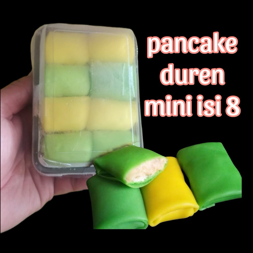

Pancake durian mini isi 8