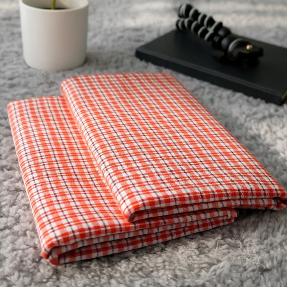 KAIN KOTAK SERAGAMAN MERAH PUTIH / PUSAT KAIN KOTAK