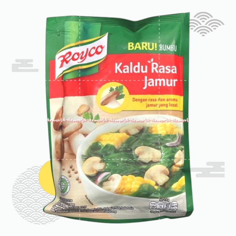 

Royco Kaldu Rasa Jamur 170gr Bumbu Instan Rasa Jamur Lezat Roiko Roy Ko Mushroom Penyedap Masakan Makanan