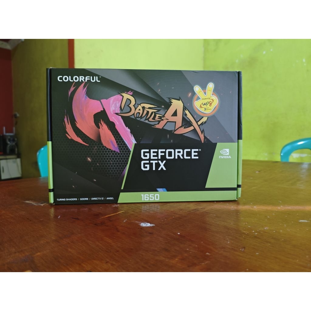 vga colorful 1650 4gb ddr6