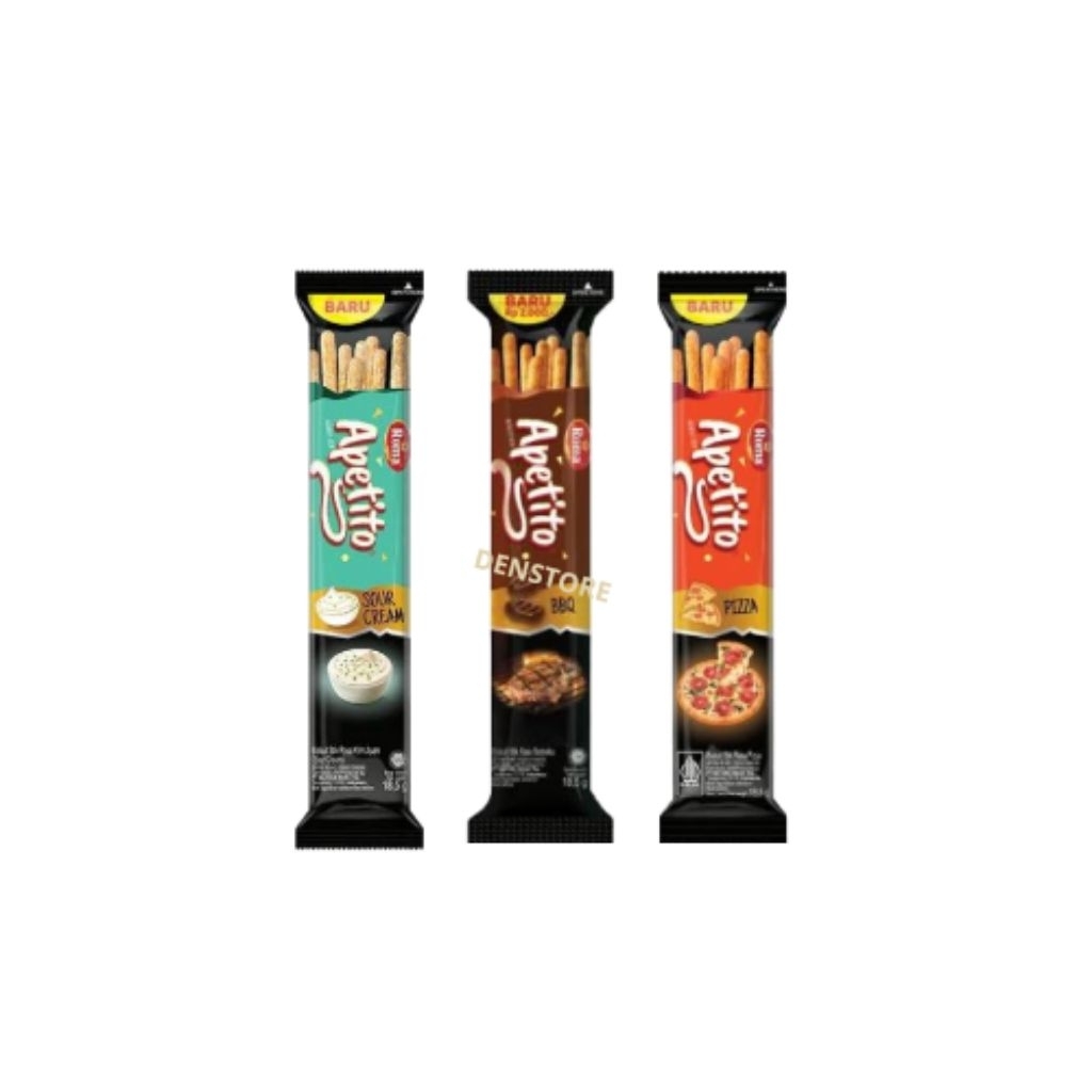 

Roma Apetito Biscuit Stick Rasa Pizza / Sour Cream / BBQ 15G