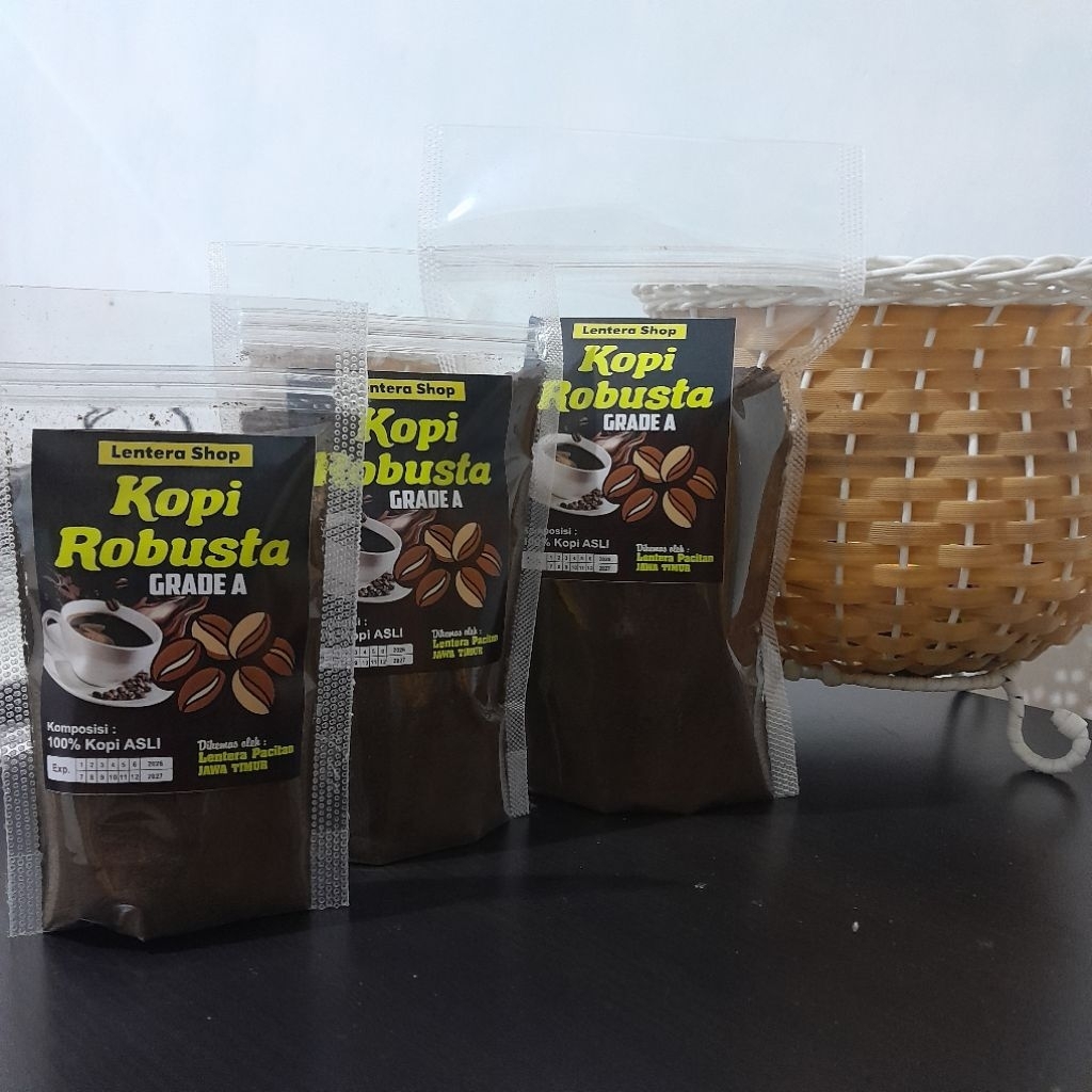 

Kopi robusta bubuk grade A 100% kopi asli tanpa campuran