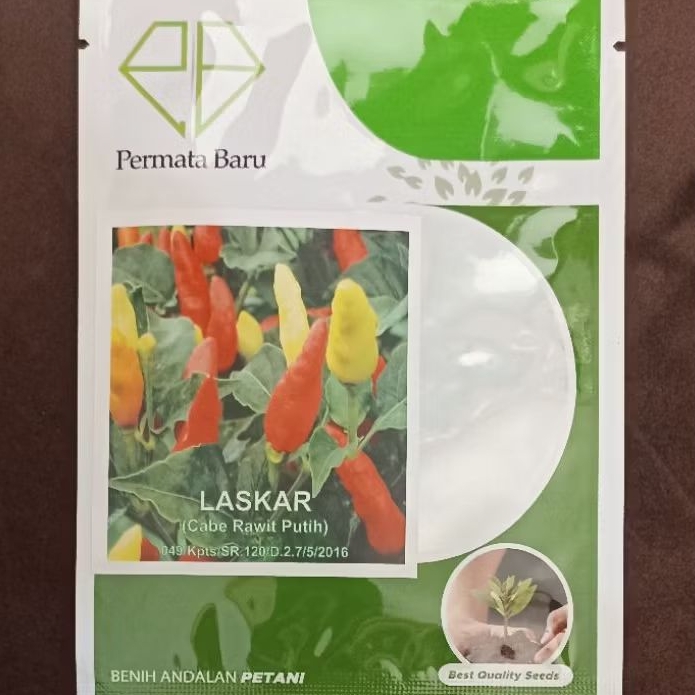 BIBIT BENIH CABE RAWIT TAHAN VIRUS LASKAR Isi 10 Gram Cap Permata Baru