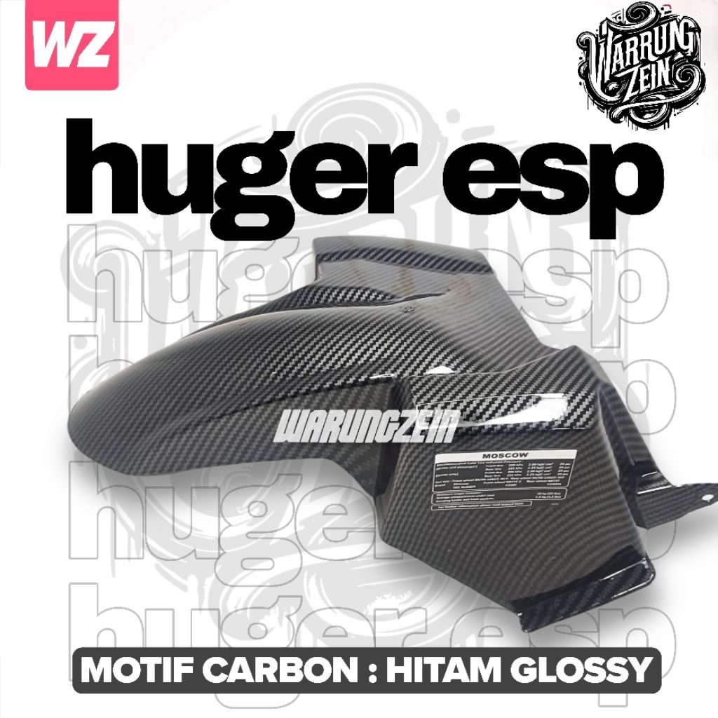 carbon hugger spakbor kolong beat esp/scoopy esp/vario 110 esp 2013-2019