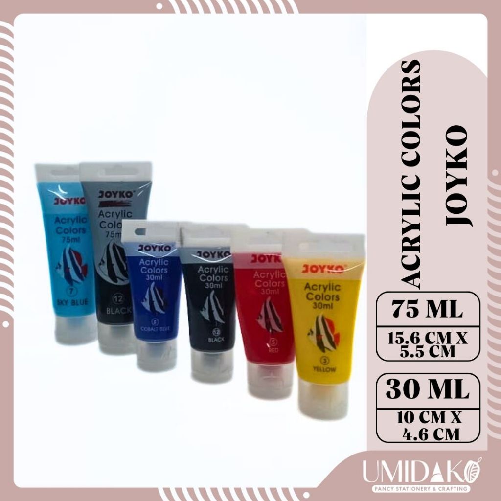 [UMIDAKO] CAT AKRILIK/ACRYLIC COLOR JOYKO 30ML & 75ML