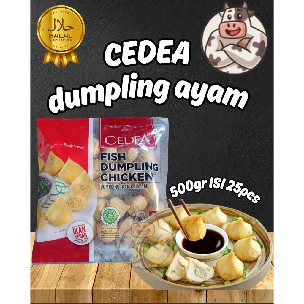 

CEDEA CHICKEN DUMPLING (DUMPLING AYAM) 500GR ISI 25PCS