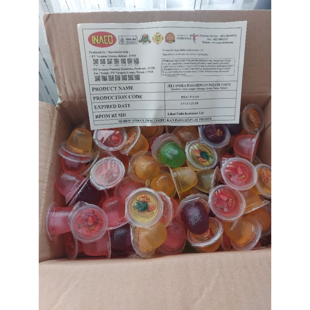 

termurah inaco mini jelly 1kg -+65pcs /ex 2026