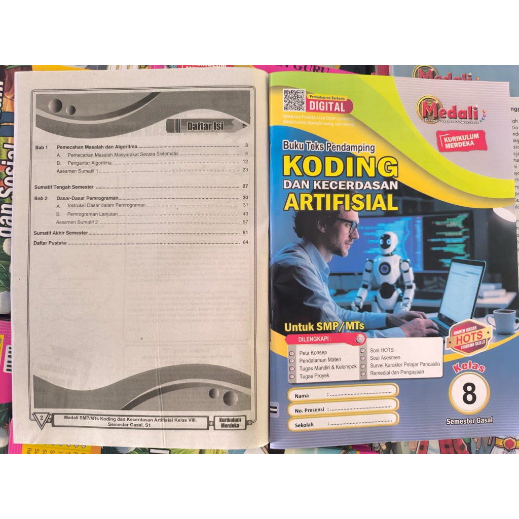 Buku KODING SMP/MTS Kls 8 Smtr 1