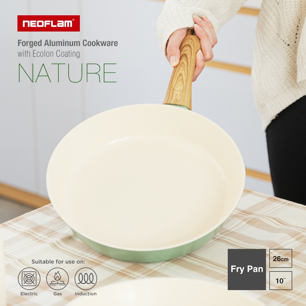 Neoflam Nature Wajan Penggorengan Pemanggang Keramik Korea