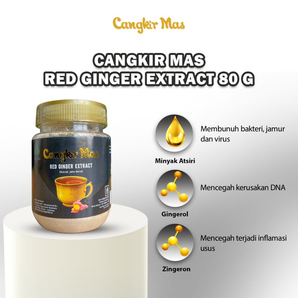 

CANGKIR MAS Jahe Merah Ekstrak 80gr