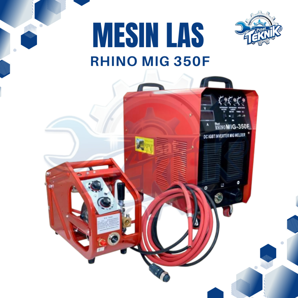 Trafo Las Listrik RHINO Mesin Las Mig 350 3 Phase Heavy Duty Welding Machine