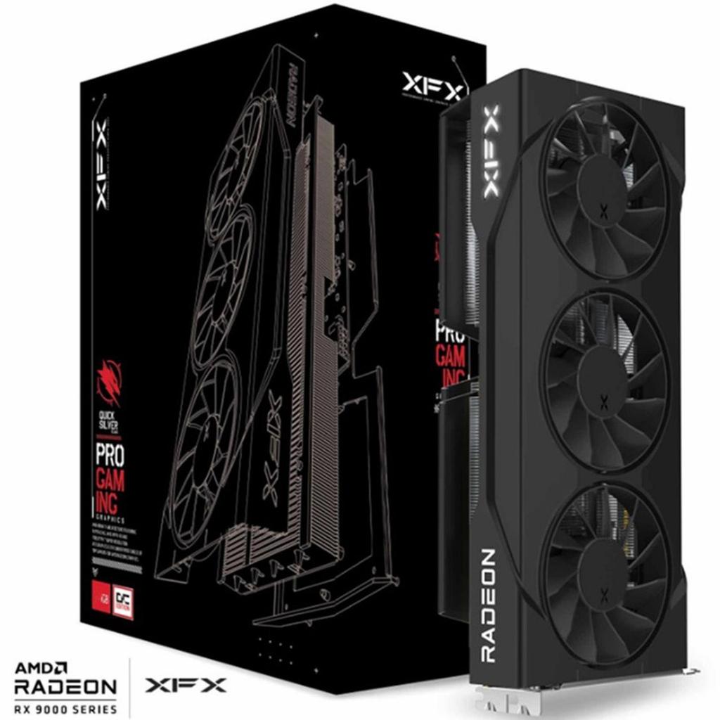 VGA XFX SWIFT RX 9060 XT OC 16GB DDR6 3FAN GAMING EDITION BLACK / WHITE