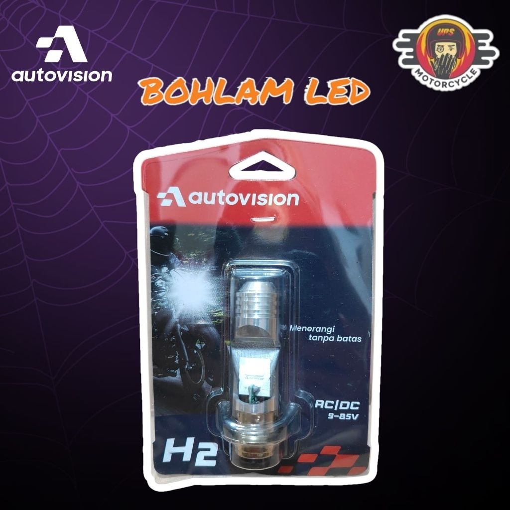 Bohlam Lampu LED H2 Depan Motor Honda Beat Vario Scoopy Spacy ESP FI Pop Techno Tekno 110 125 150 La
