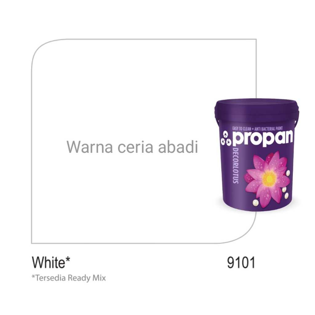 CAT PROPAN DECORLOTUS 5 KG WARNA PUTIH