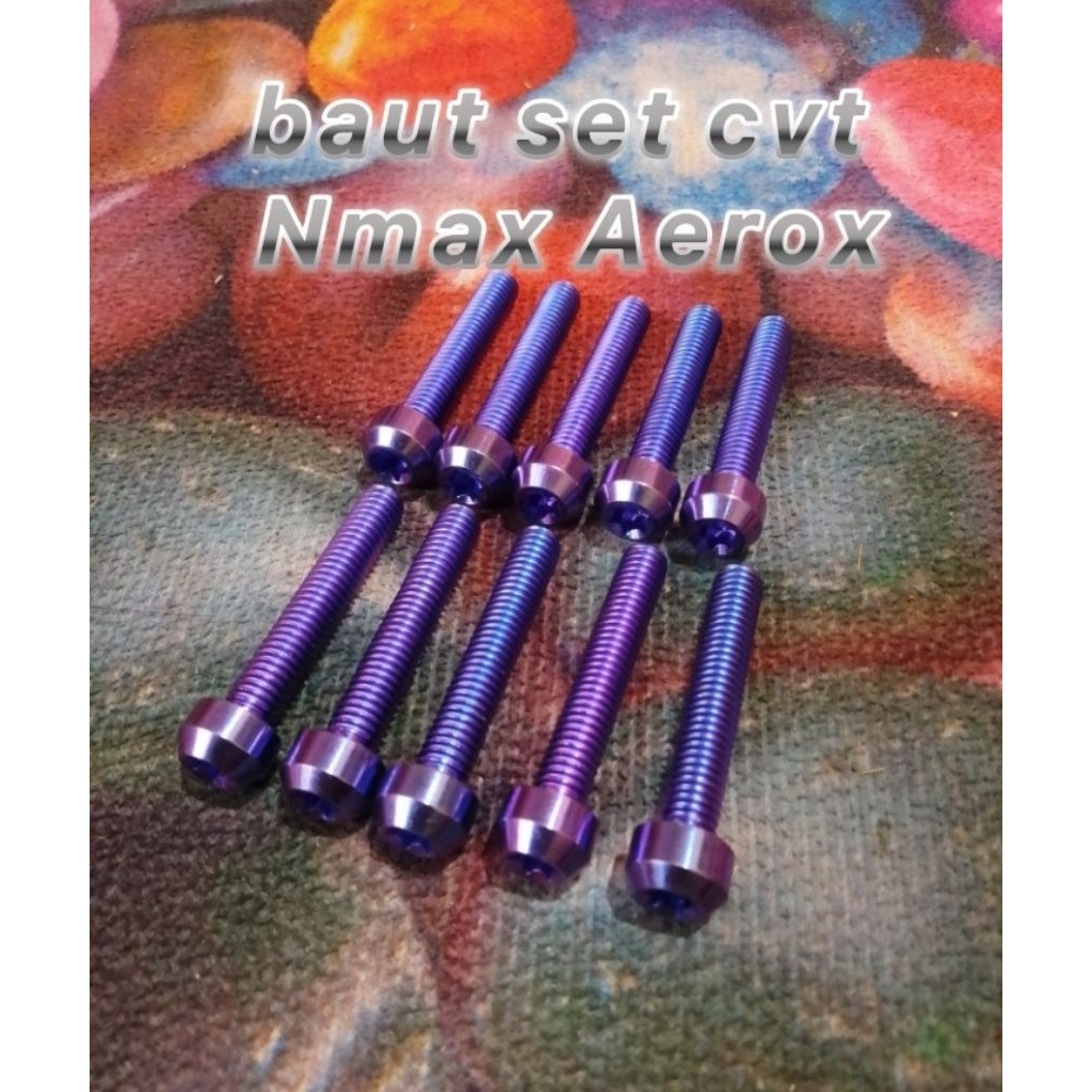 Baut Titanium Baut set CVT Yamaha Nmax / Aerok New Original Titanium Gr5
