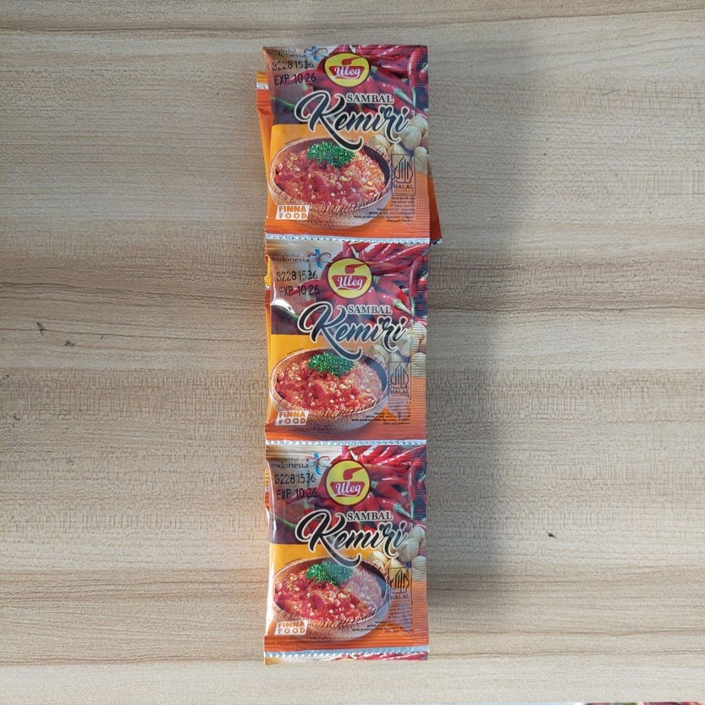 

Finna Sambal Uleg Kemiri isi10 Pack