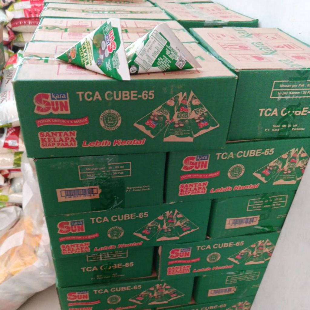 

Santan instant SUN KARA TCa Cube 65 ml 36 pak 1 dus