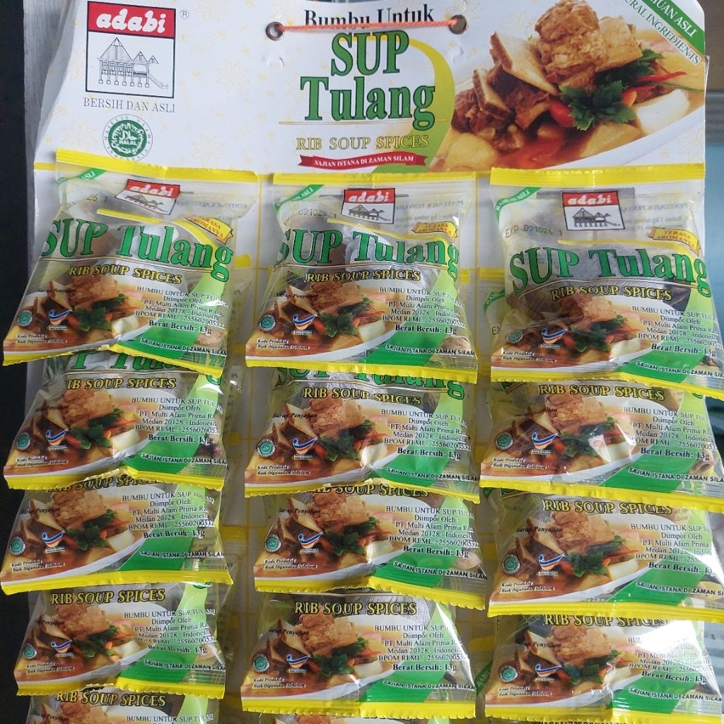 

Bumbu Sup Adabi Bumbu Sup Tulang 13 gr