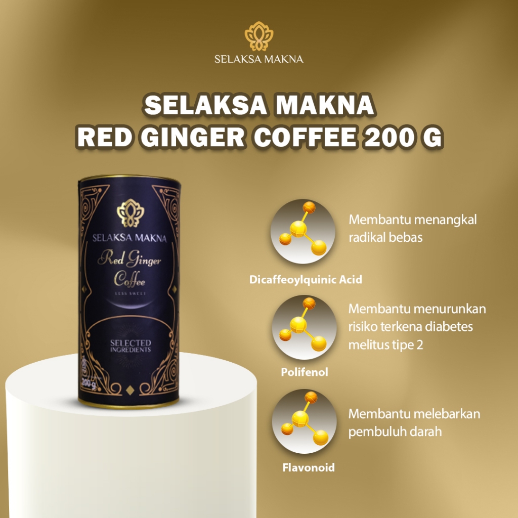 

Selaksa Makna Red Ginger with Coffee Can 200 Gram
