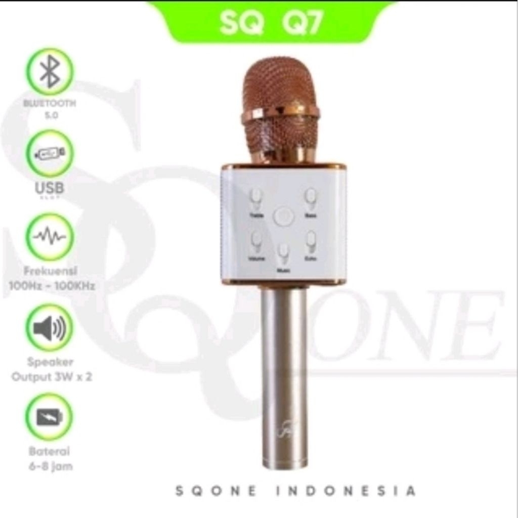 Speaker Bluetooth SQ One Speaker Mic Karaoke