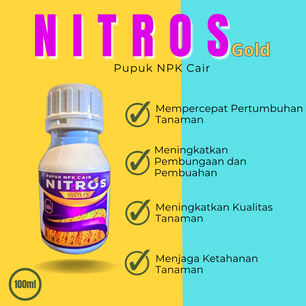 NITROS GOLD 100ml | Pupuk NPK Cair